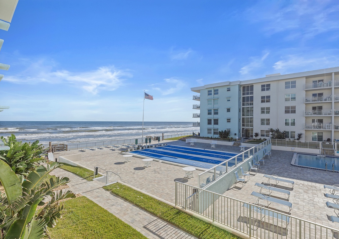 Beautiful views from the balcony