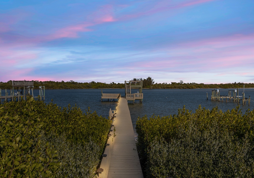 Twilight on the water