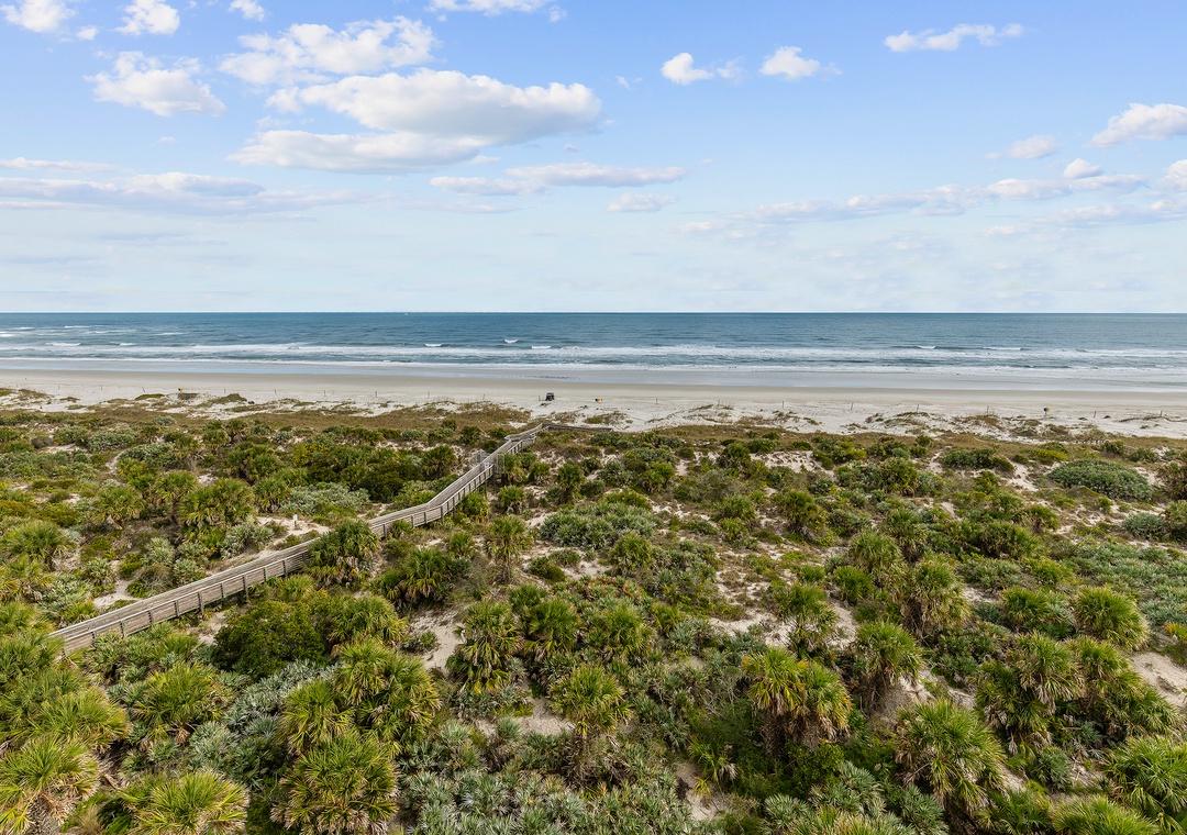 Locked Private Beach Access