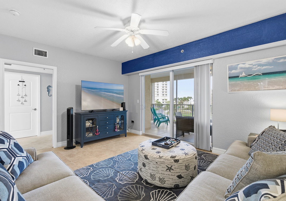 Large screen tv for family movies