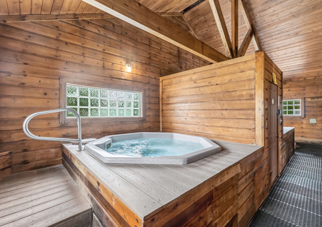 Step into a wellness retreat at the complex hot tub in the clubhouse that's a quick walk away!