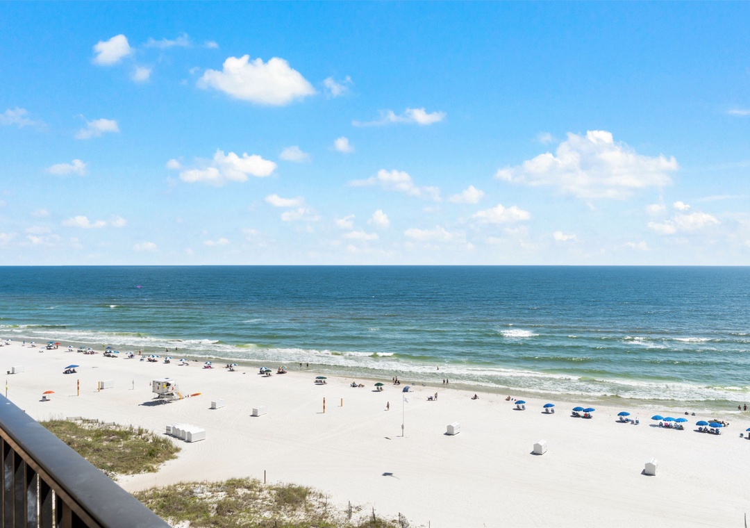 Tranquil Views from the Beachfront Balcony