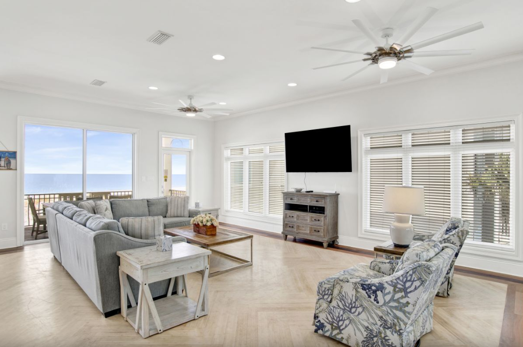 Spacious Living Room - More Seating Coming Soon!