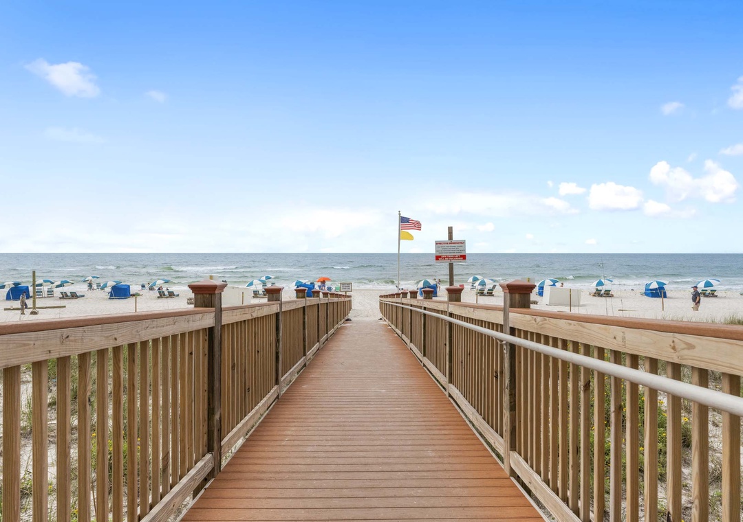 Boardwalk to the beach