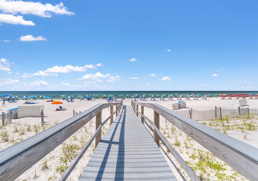 Beach walkover
