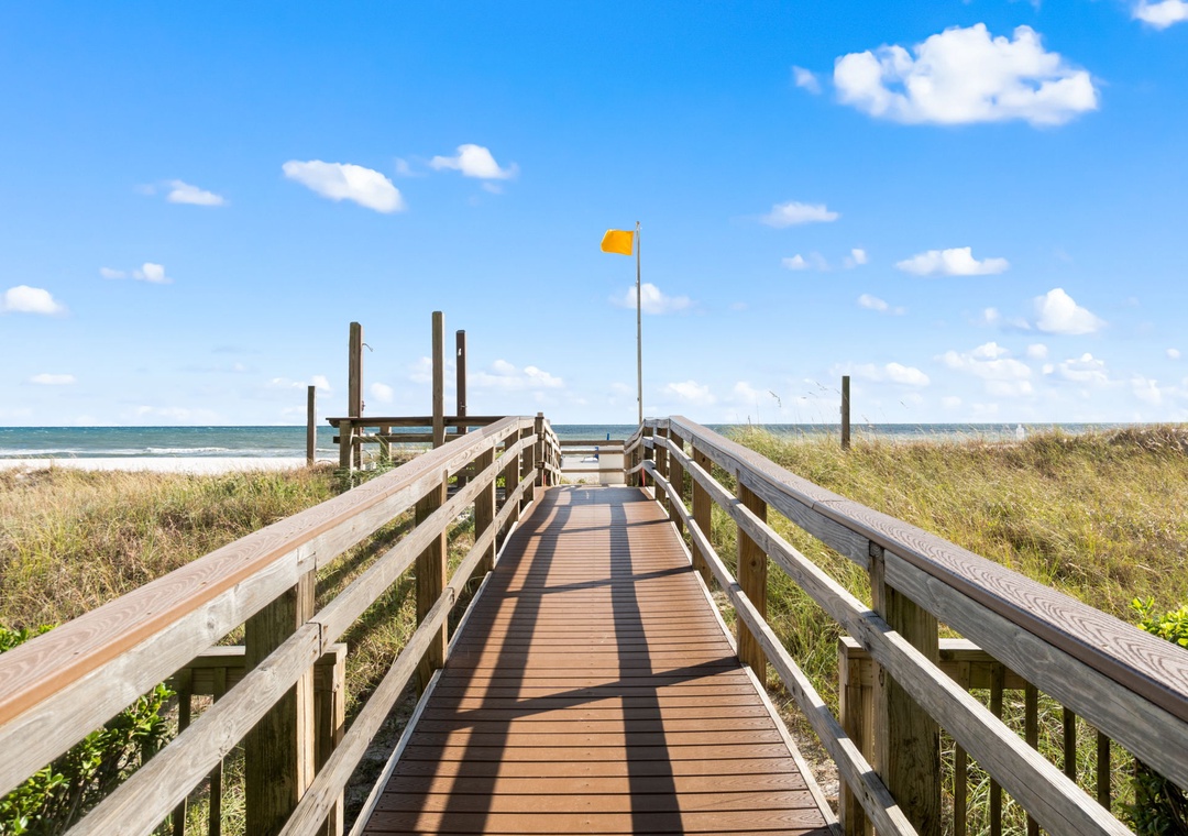Boardwalk to the beach