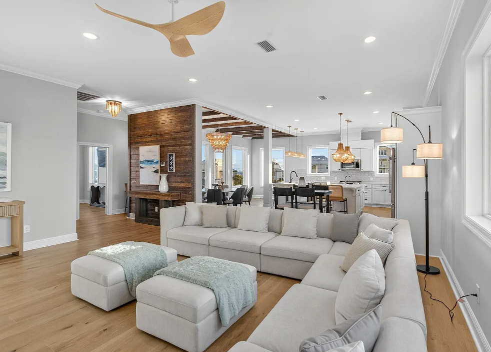 Where the whole crew comes together after a perfect beach day