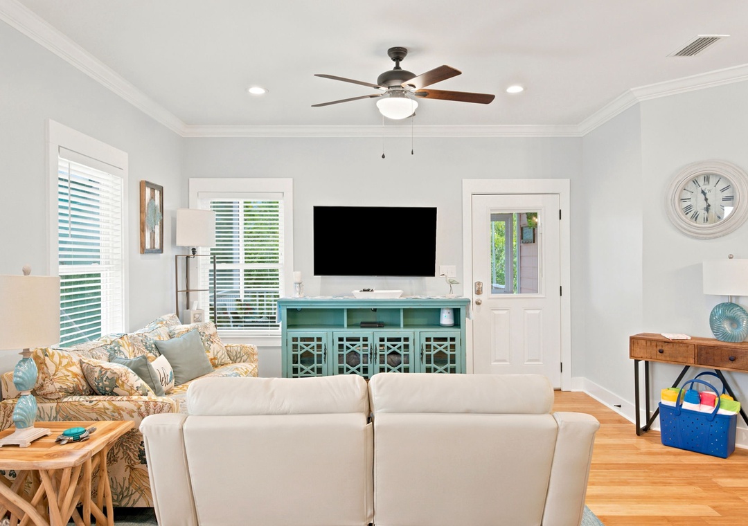 Living Room With Double Recliner