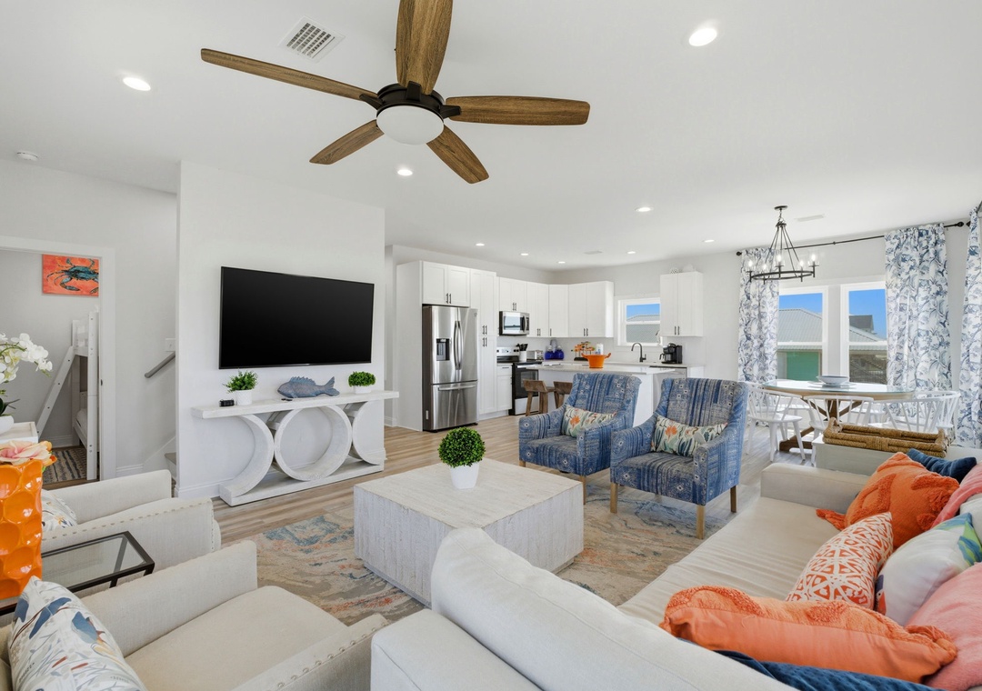 Enjoy a Movie on the Living Room TV