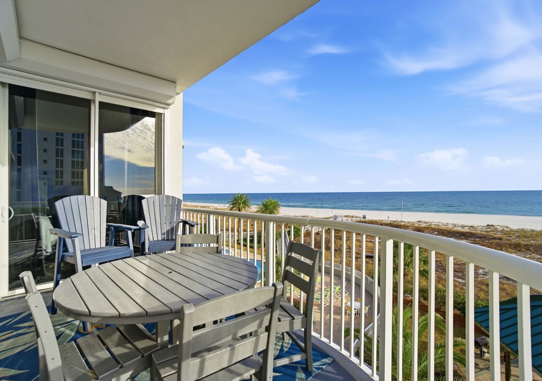 Private Gulf Front Balcony