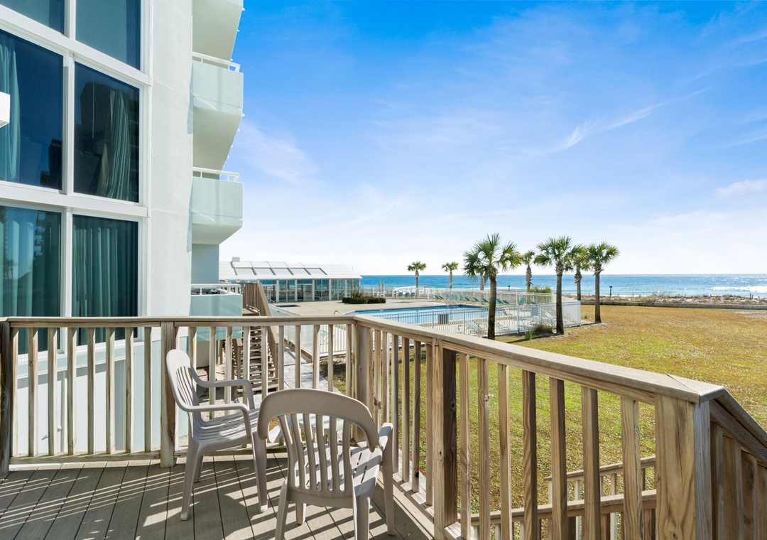 Direct Pool Access from Private Deck