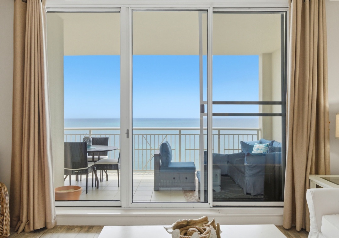 Direct Balcony Access Overlooking the Gulf