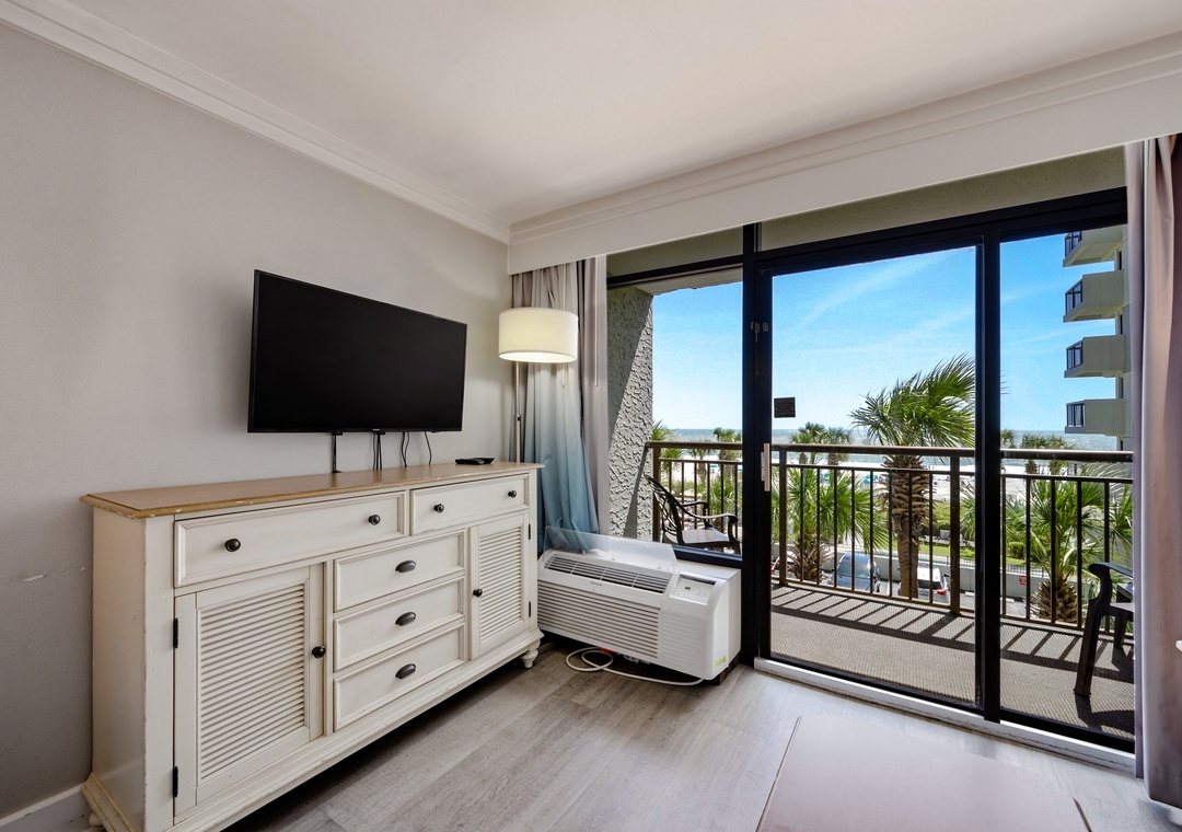 Grand Caymen 357 - Living Room with Private Balcony