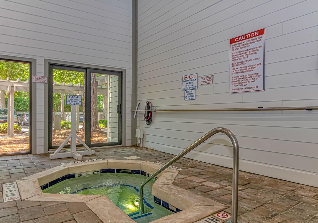 Indoor hot tub