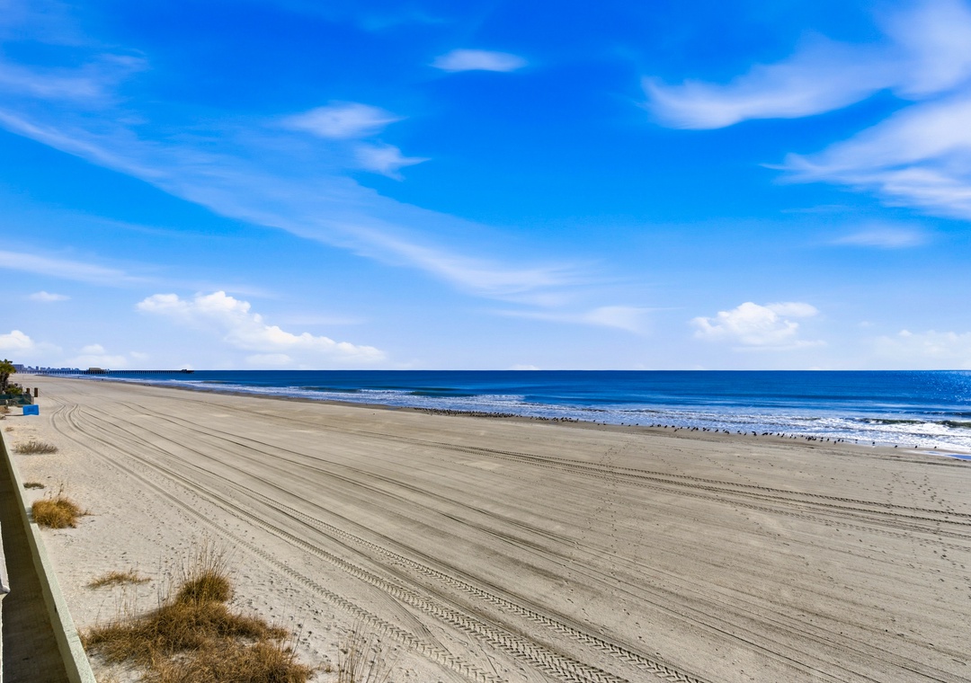 Stunning beach views!