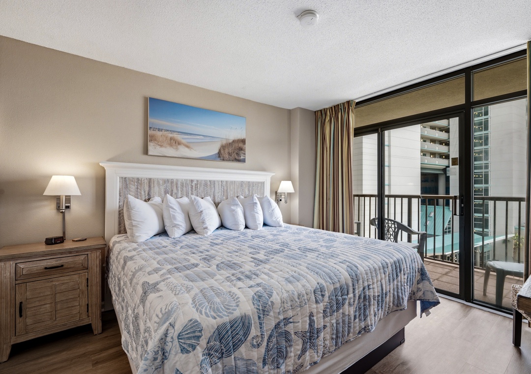 Beach Colony 516 - Primary Bedroom with King Bed