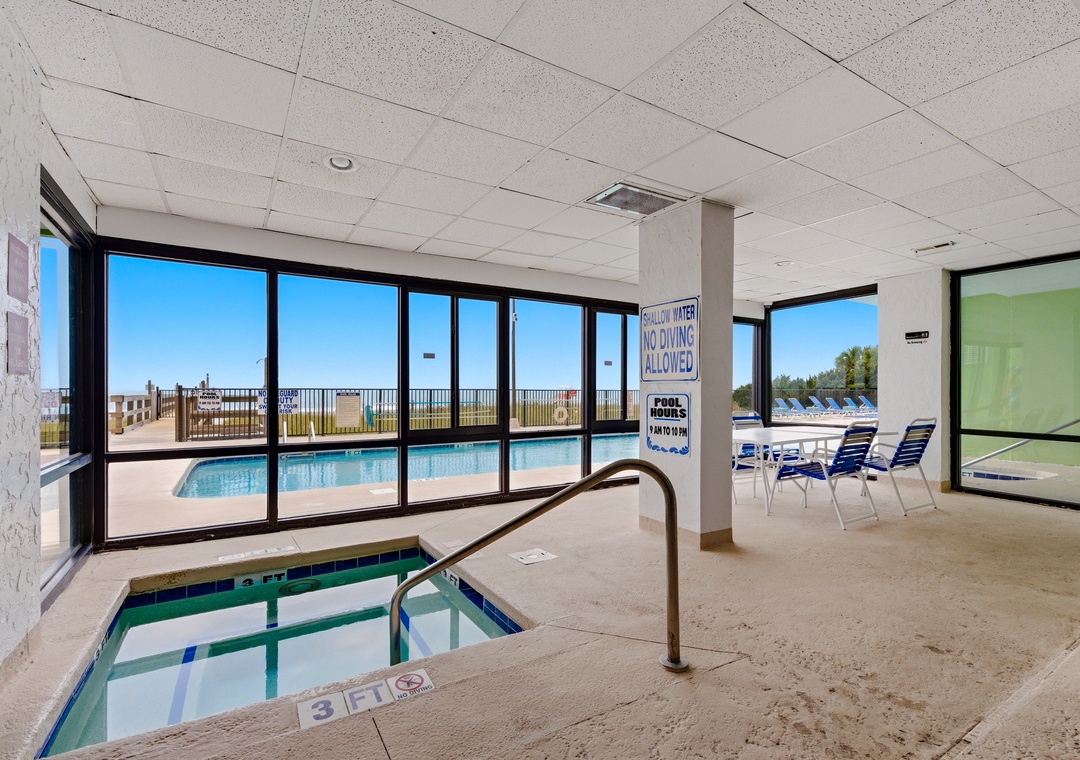 Indoor hot tub