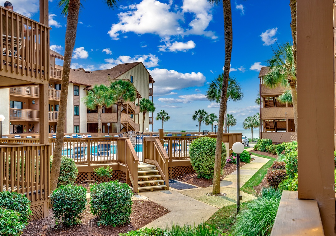 Anchorage I pool right by the beach