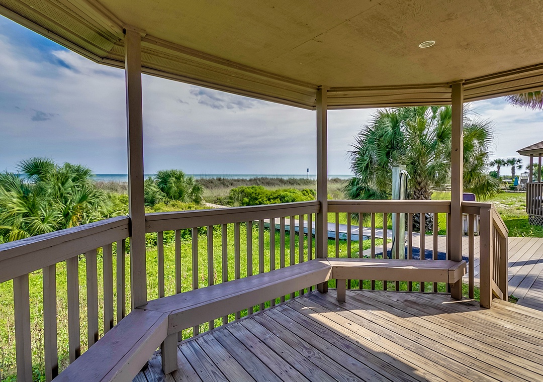 Gazebo by the beach