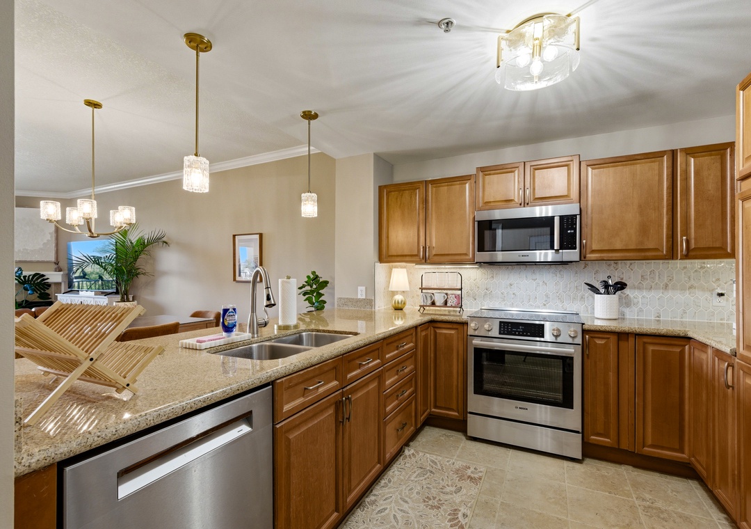 Plenty of counter space