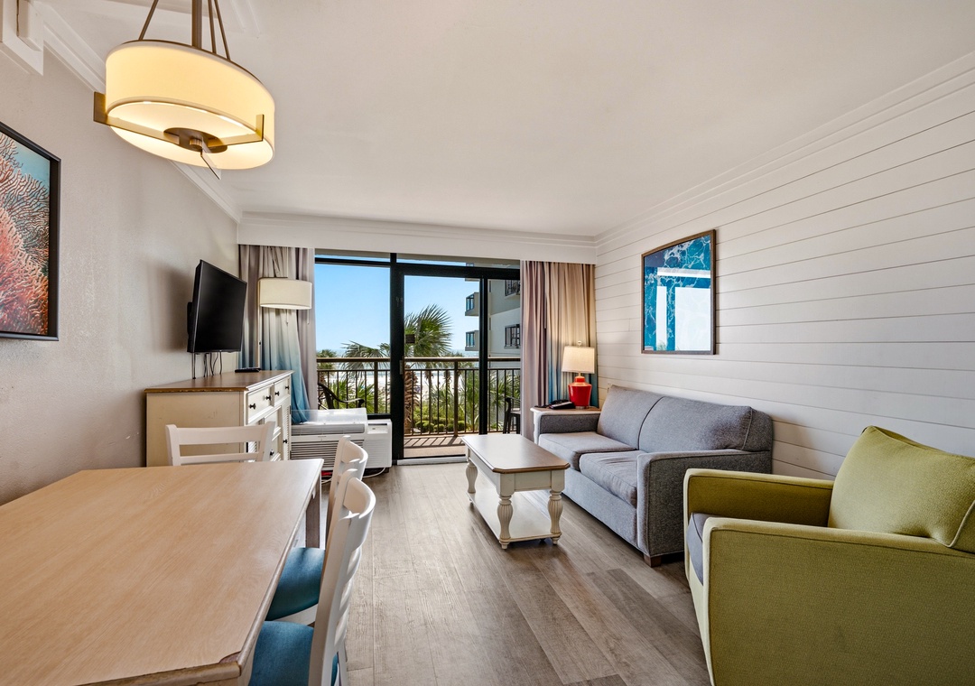 Grand Caymen 357 - Living Room with Private Balcony