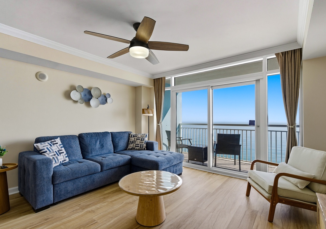 Balcony access from the living room