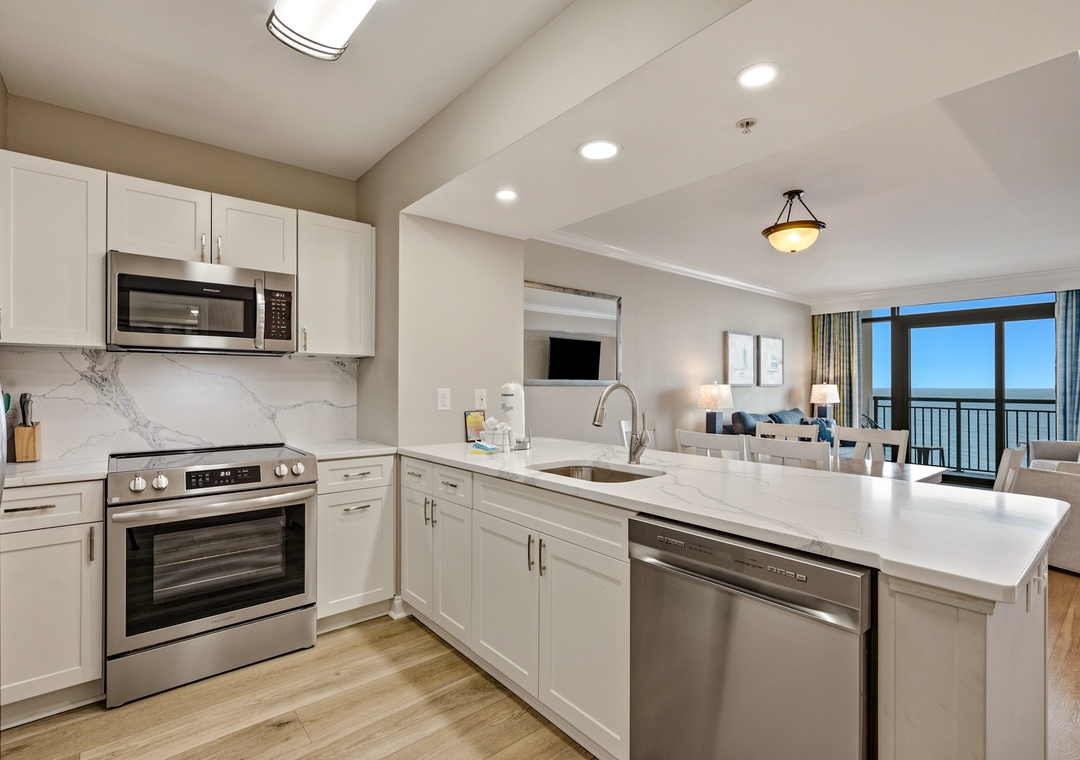 Kitchen with Stainless Steel Appliances