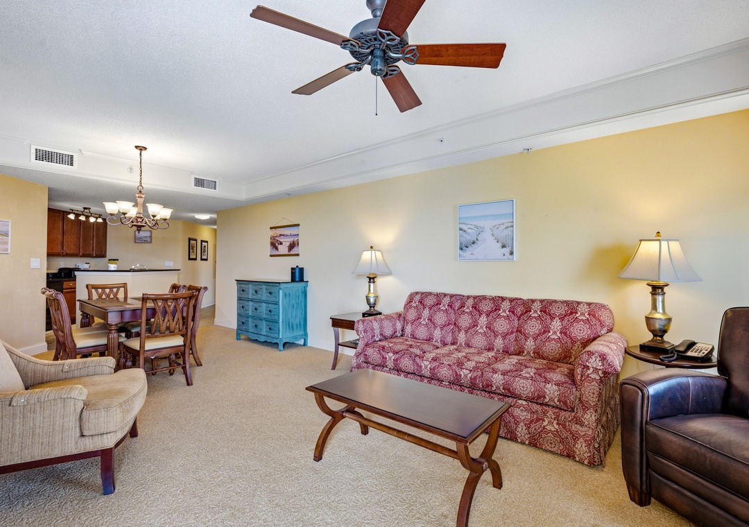 Anderson Ocean Club Unit 1103 - Living Room