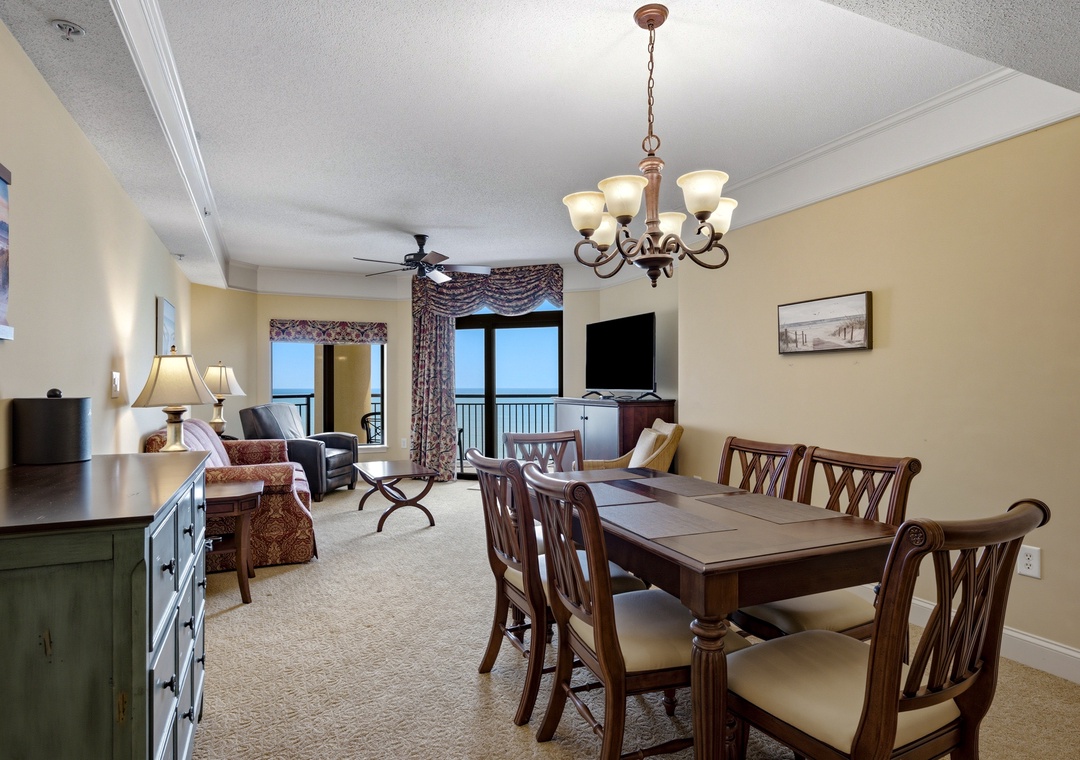 Anderson Ocean Club Unit 1103 - Living Room Dining
