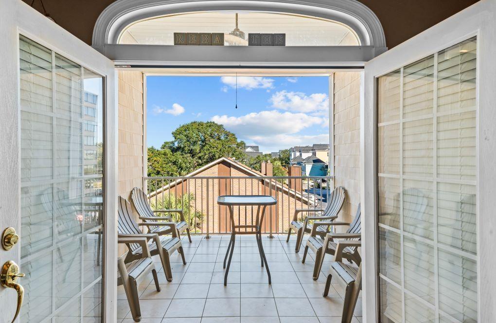Balcony from the dining area