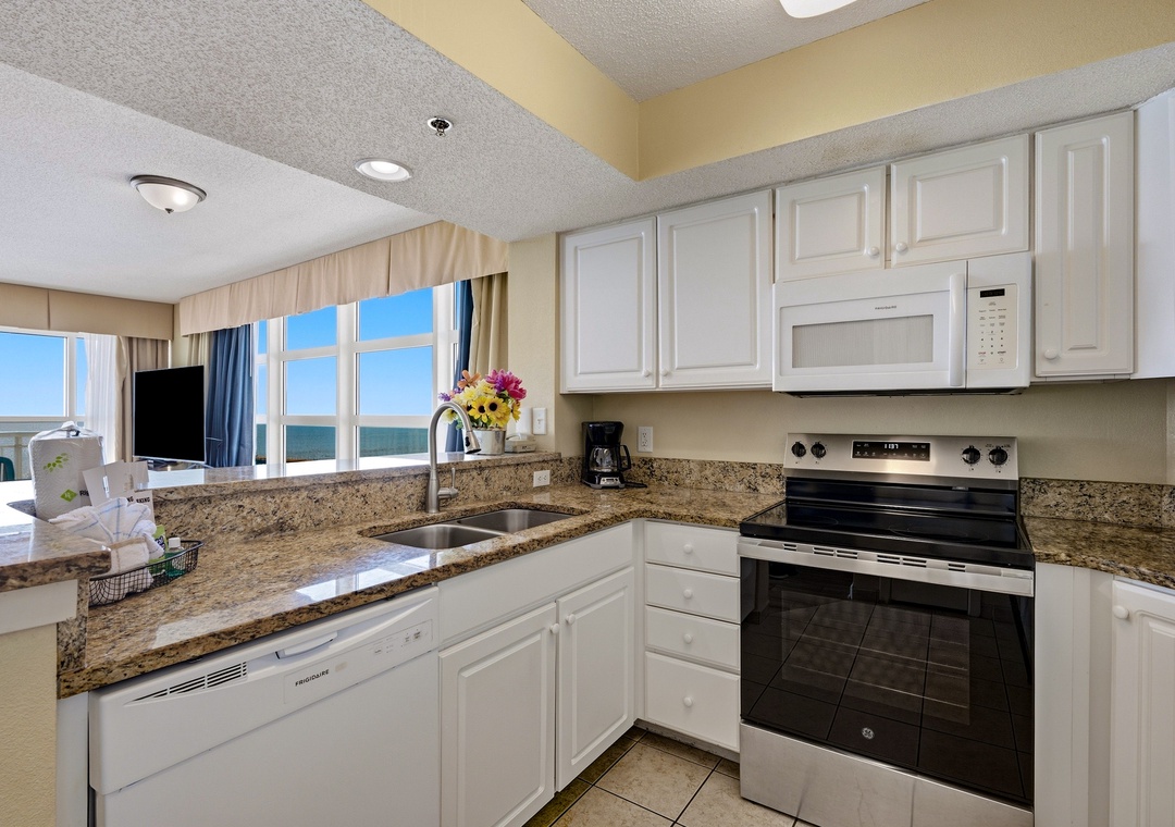 Carolinian Beach Resort 833 | Kitchen