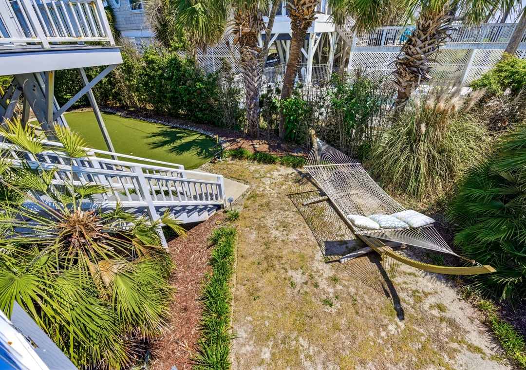 Relax in a hammock.