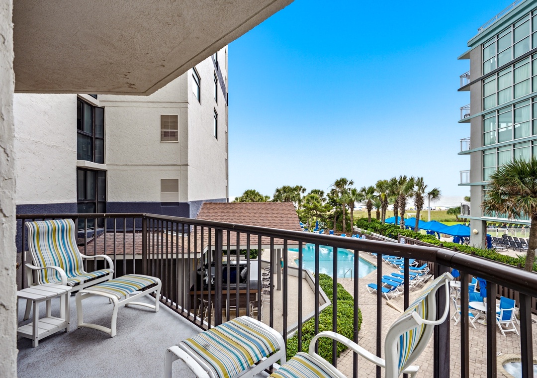Beach Colony 210 - Private Balcony Views