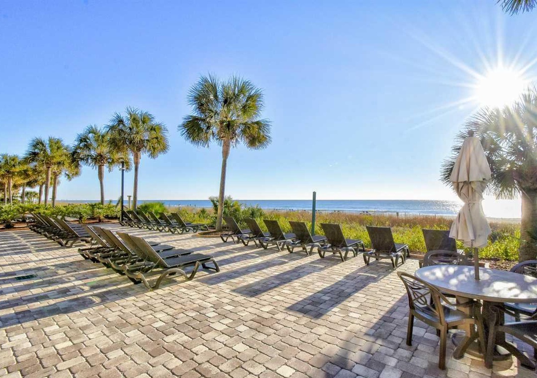 Relax with gorgeous beach views