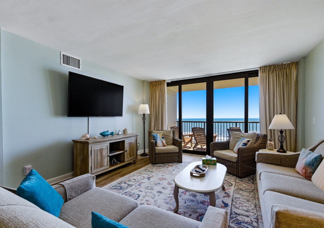 Smart TV and view that can't be beat!