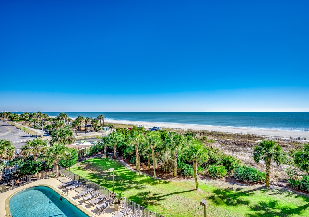 Wake up to breathtaking ocean views from your beachfront retreat! Step onto your balcony and soak in endless blue waters, swaying palms, and pristine sand just steps away.
