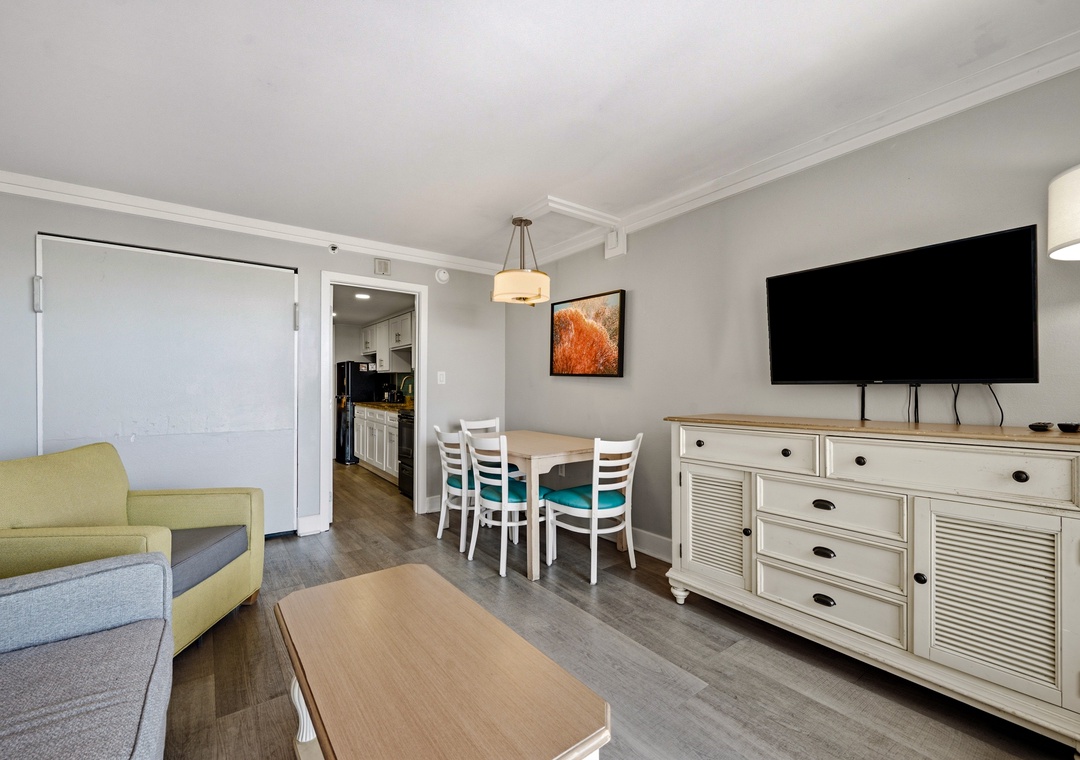 Grand Caymen 357 - Living Room and dining Area