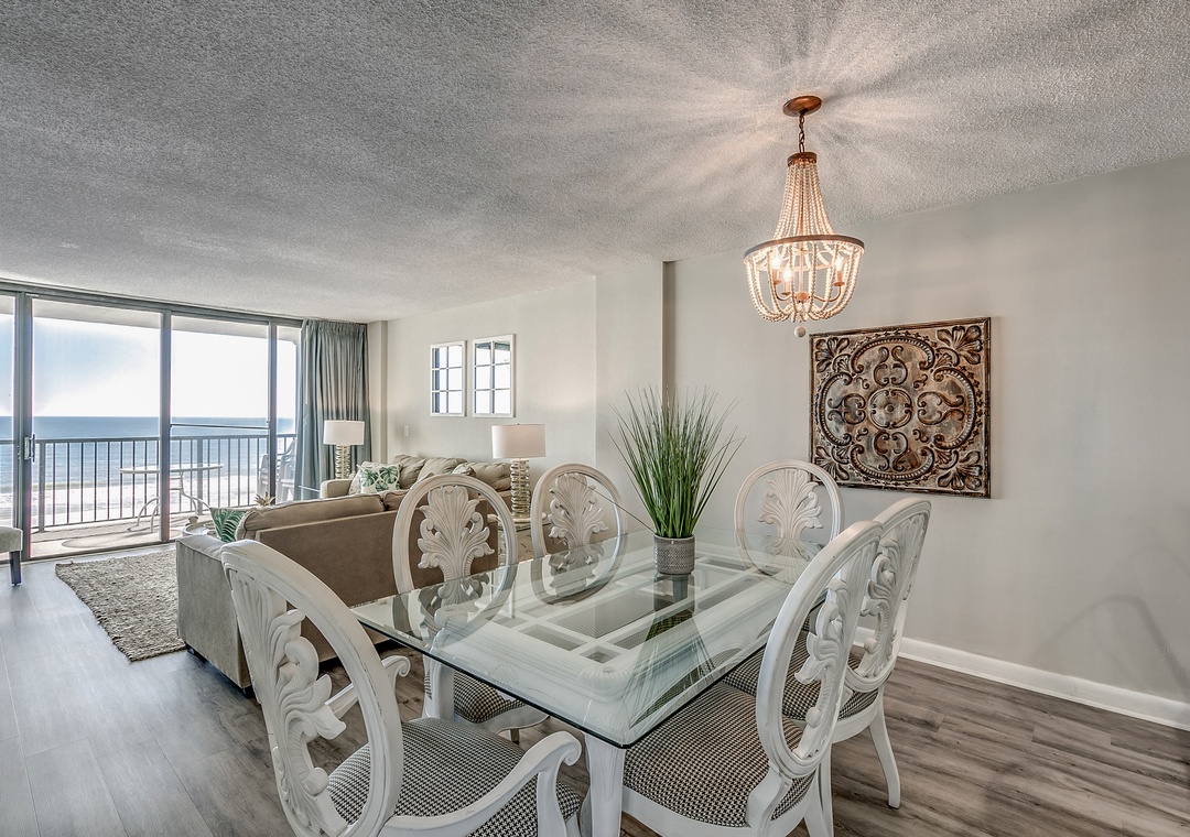 Dining to living area view