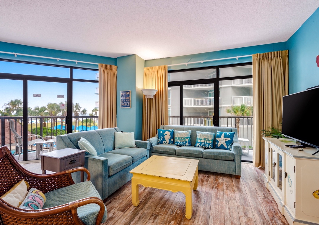 Beach Colony 210 - Living Room
