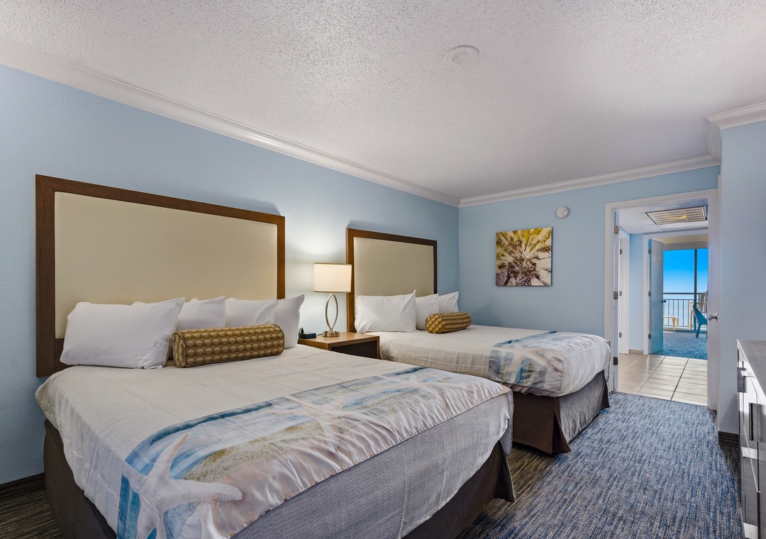 Relax in comfortable seating while the sound of waves sets the perfect backdrop for your getaway.