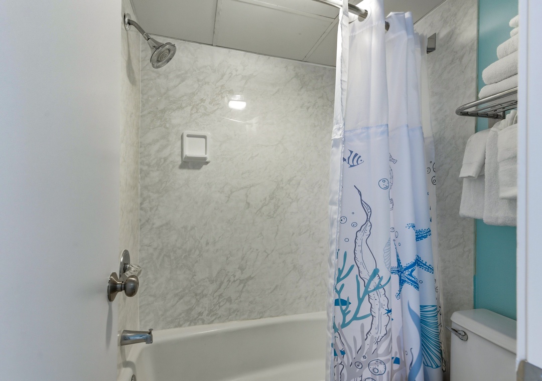 Soak after a long day at the beach