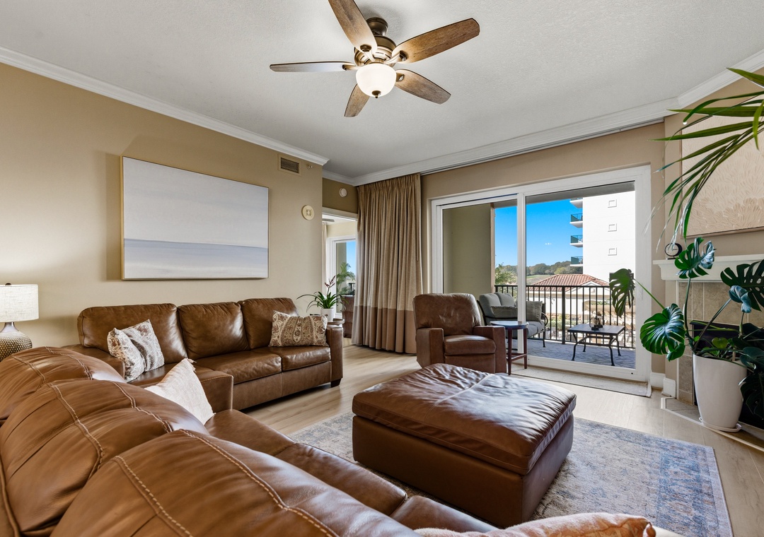 The Marina 7-206 living room