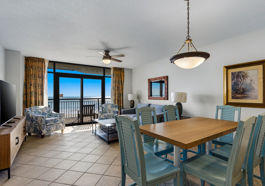 Living and dining space