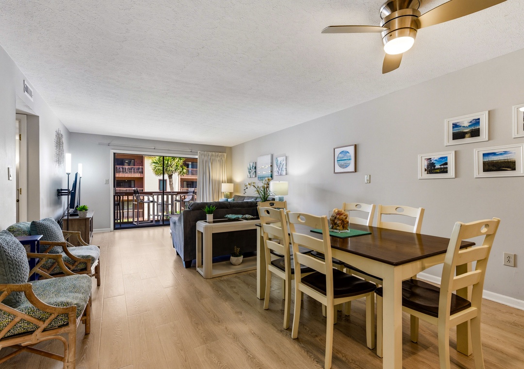 Dining & Living Room Areas