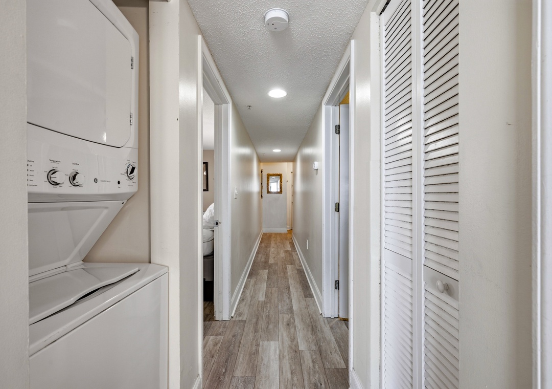 Paradise Resort 510 - Hallway & In Unit Laundry