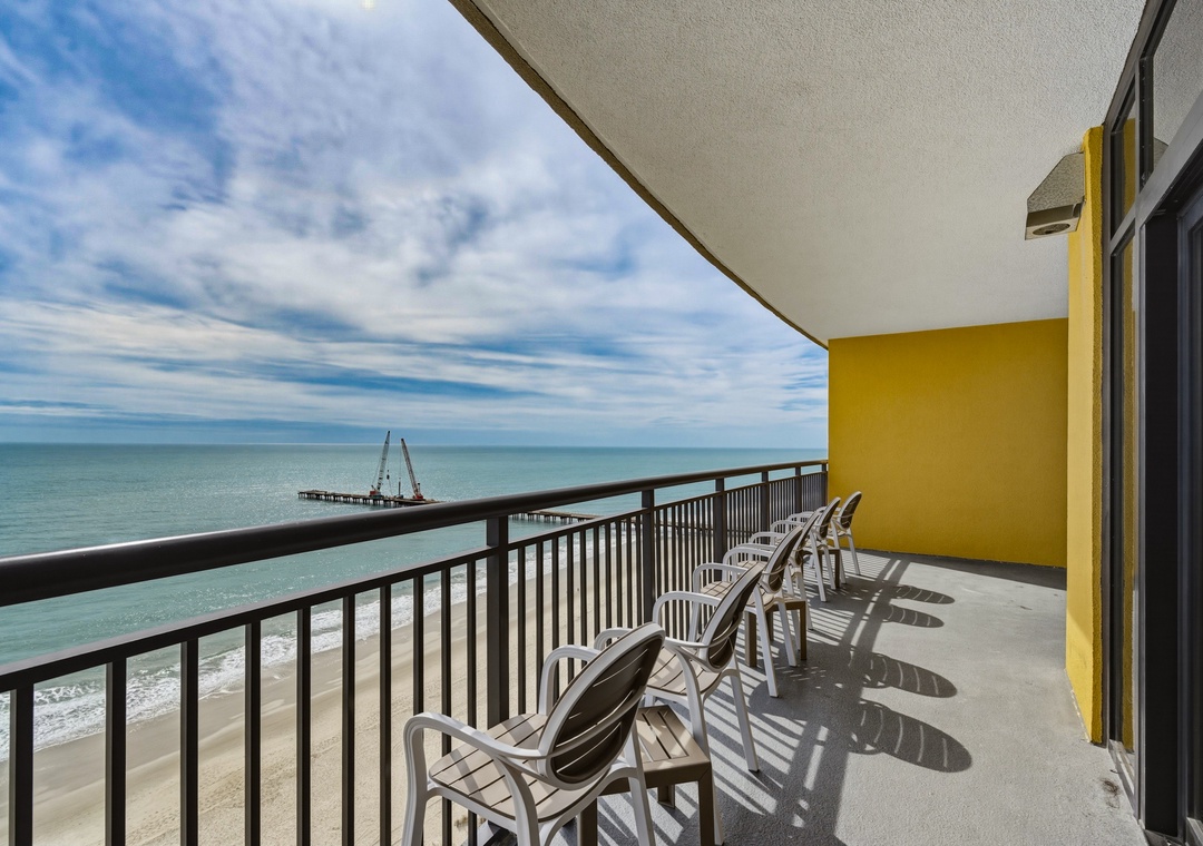 Oceanfront Balcony View