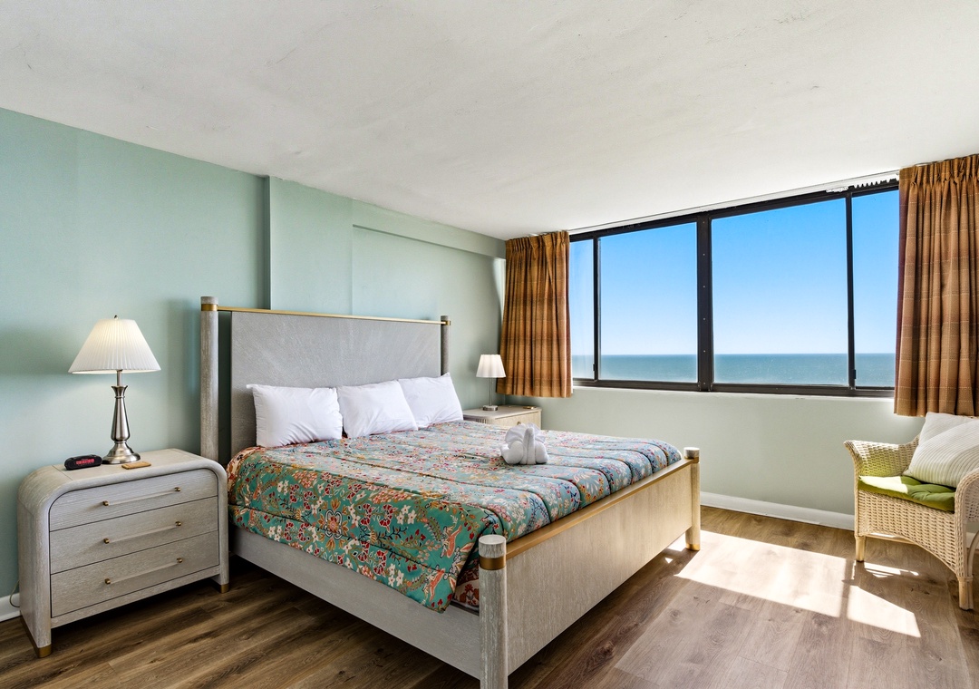 Master Bedroom with large panoramic views!