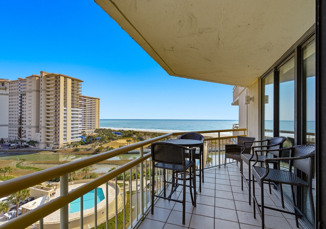 Ocean Creek South CC-8 balcony