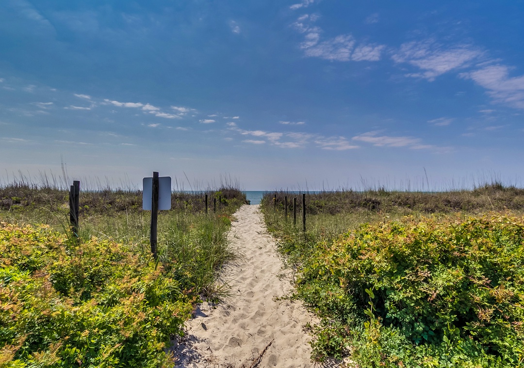 The beach awaits you!