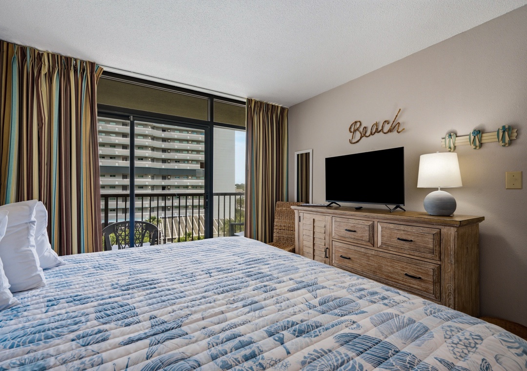 Beach Colony 516 - Primary Bedroom with King Bed